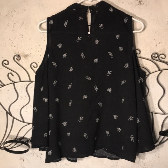 Womens Lightweight 3/4 Sleeve Cold Shoulder Button Down Top by SWEET WANDERER - Picture 8 of 9